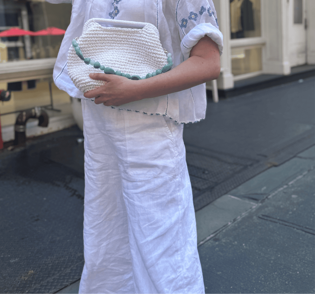 DIXIE LARGE MACRAME WHITE - NAHALL
